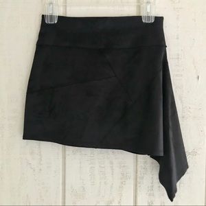 Liberty Garden Asiah Patchwork Faux Suede Skirt